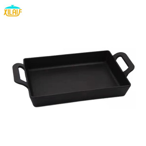 Gang hình dạng hình chữ nhật nướng tấm bít tết nướng <span class=keywords><strong>PAN</strong></span> lưới chia nướng <span class=keywords><strong>PAN</strong></span> có thể tháo rời nướng <span class=keywords><strong>PAN</strong></span> - Product Image 4