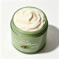Masque capillaire démêlant et hydratant en profondeur Kinodin 500ml à la Moringa, crème démêlante pour cheveux secs, anti-casse, marque privée