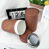 Tube en papier biodégradable et écologique en matériaux recyclés avec valve marche/arrêt pour distributeur de parfum, pour chocolat et biscuits, taille personnalisable