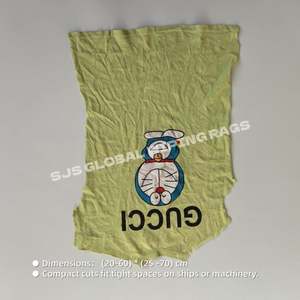 Trapos de Algodón de Colores Reutilizables para Limpieza Industrial y Mantenimiento de Equipos en Plantas de Producción - Product Image 3