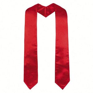 Estola de Graduación Lisa de Alta Calidad para Iglesia, Sacerdote, Coro, Adulto, Unisex, Universidad, 16 Colores - Product Image 1