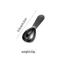 Cuillère doseuse ronde en acier inoxydable 304 pour matcha, café et poudres, 15 ml et 30 ml, vente en gros personnalisée