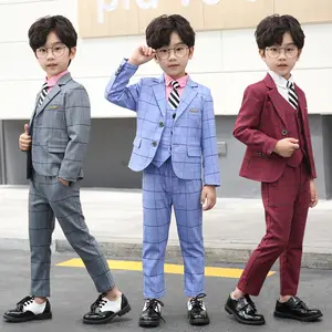 boys Wedding Dress Suit Children Formal high quality party kids clothing
