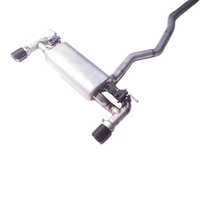 Sistema de Escape Catback de Acero Inoxidable DZ, Pulido a Espejo, 1.5mm de Grosor, para F20 M140 F22 240i F30 340i F32 440i S304, 3 Años de Garantía