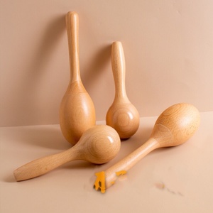 Wholesale Wooden Maracas for Toddlers <b>Musical</b> <b>Instrument</b> Orff Percussion <b>Instrument</b> Music Early Educational Toys - Product Image 4