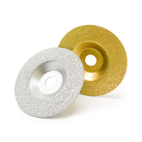 Disque de meulage brasé pour carrelage en quartz, céramique, marbre, pour meuleuse d'angle, utilisation à sec, disque de coupe diamanté à liaison métallique