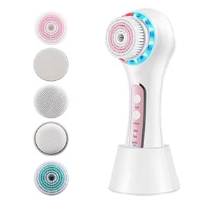 USB <b>Wireless</b> Electric Facial Cleansing Brush Face Scrubber Exfoliators for Beauty Skincare Facial Cleanser for Household Use - Product Image 1