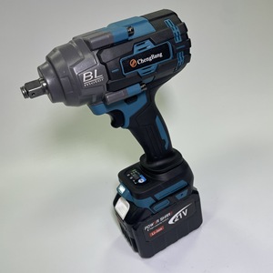 21V High Torque Heavy Duty Brushless Lithuim <b>Battery</b> Power Wrench 1/2" Rechargeable Portable Cordless Impact Wrenches - Product Image 1