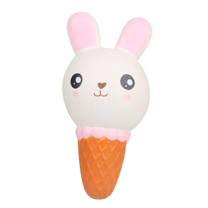 Pu Rabbit Head Ice Cream Slow <b>Rebound</b> Toy For Kids 2 To 4 Years Unisex Fidget Toy - Product Image 4