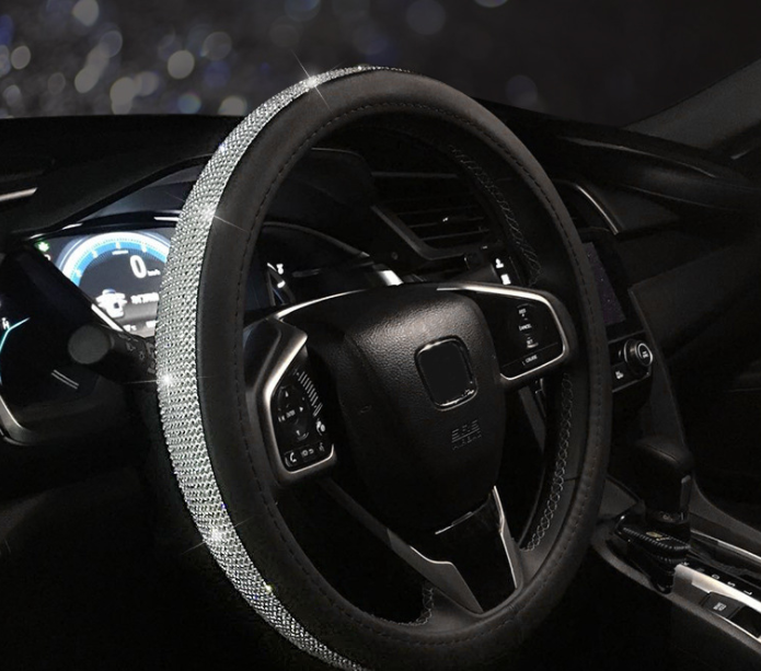 Автозапчасти для интерьера Сиденья Рулевое колесо bling diamond подголовник Набор чехлов для сиденья аксессуары