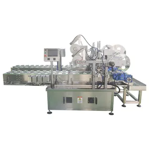 China manufacture water plastic bottle filling sealing machine/automatic water cup packing machine