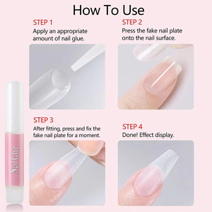 Colla per Unghie Rosa Personalizzata 2g, Più Forte e Duratura, per Decorazione Unghie, Preferita da Molti Signori - Product Image 5