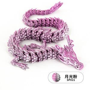 Figurine Artisanale Articulée Dragon Imprimée en 3D, Modè<span class=keywords><strong>le</strong></span> Créatif, Cadeau, Pièce <span class=keywords><strong>d</strong></span>'Exposition Colorée, Qualité Alimentaire et <span class=keywords><strong>Film</strong></span> Chinois - Product Image 6