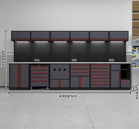Armoire de rangement d'outils personnalisable en acier laminé à froid, mobilier de réparation de garage avec plusieurs tiroirs pour techniciens professionnels