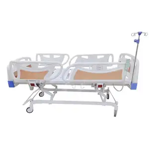 Muebles de Hospital, linterna de tres funciones de color madera, cama integrada