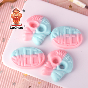 ขนมกัมมี่รูปวงรีขนาดใหญ่สีหวานอมเปรี้ยวฉ่ำสีสันสดใสแพ็กเกจ OEM - Product Image 2