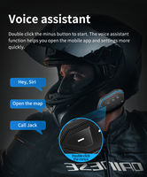 Auriculares para Casco de Motocicleta con Resistencia al Agua IP67, 40 Horas de Reproducción de Música y Conexión Dual para Teléfono, para Conducir