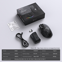 Mouse Inalámbrico para Juegos ONIKUMA DM08, Tri-Modo, 12000 DPI, 1000Hz, 65g, OLED RGB, Base de Carga, para PC y Laptop, Venta al Por Mayor