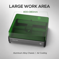 Machine de gravure laser Vmyth Genesis-F 20W, 400x380mm, pour débutants, 300+ matériaux, contrôle par application, design silencieux, ESP32