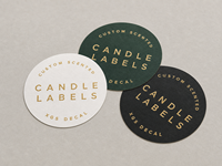 Étiquettes personnalisées pour bougies en papier texturé blanc avec dorure à chaud : Autocollant rond personnalisé pour pot de bougie, étiquette privée en vinyle imperméable