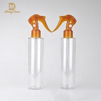 Botol Semprot Mouse 200ml Custom untuk Makeup dan Perawatan Kulit, Botol Kosong PET untuk Kemasan Body Mist Eksfoliasi Kunyit dan Asam Kojic
