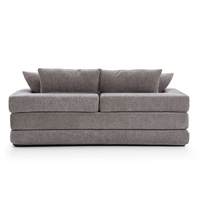 Sofá Modular Convertible de Tela Moderno para Sala de Estar, Uso en Villas y Centros Comerciales - Sofá Cama Empacado al Vacío