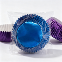 Moules de cuisson composites en aluminium de qualité supérieure, moules à muffins jetables en papier d'aluminium, doublures à cupcakes anti-graisse pour boulangerie