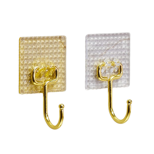 Light Luxury Silver Gray Eco-Friendly PET Adhesive <b>Hook</b> Flexible Design Multi-Functional Wall Mounted Hanger Trend Bathroom - Product Image 1