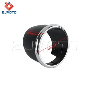 5,75 Zoll Scheinwerfer-Zierring-Kit Schwarzes ABS-Gehäuse Chrom für Harley Softail Low Rider S <span class=keywords><strong>FXLRS</strong></span> 114 <span class=keywords><strong>117</strong></span> 2020-2024 - Product Image 5