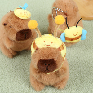 Aika Venta al por Mayor de Llaveros de Mini <span class=keywords><strong>Capibara</strong></span>, Juguetes de Peluche Disfrazados, Fabricante OEM Personalizado - Product Image 4