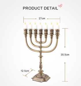 Luxury Wedding Decoration Ornaments <strong>Metal</strong> <strong>Brass</strong> Floor Standing Candlestick - Product Image 2