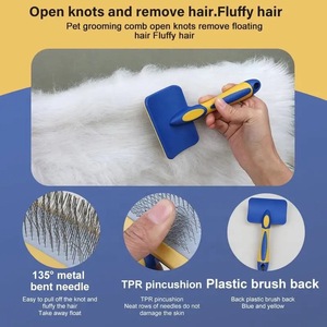 Bowl Toothbrush Scissor Comb Scissors Nail Clippers Multifunction 8 in 1 Pet Cat <strong>Dog</strong> <strong>Grooming</strong> Brush Shedding Tools Kit Set <strong>Bag</strong> - Product Image 3