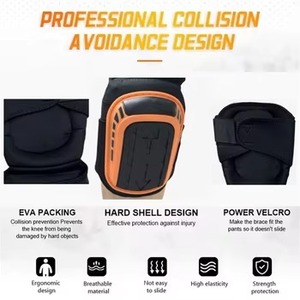 Professional Heavy Duty TPE+EVA Waterproof Multi-functional Gardening Construction <b>Work</b> <b>Knee</b> <b>Pads</b> - Product Image 3