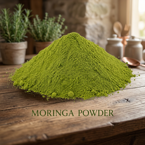 Poudre de feuilles de Moringa biologique, végétalienne, soutien immunitaire, bienfaits pour la croissance des muscles, des cheveux et des ongles, gestion de l'énergie, éclaircissement de la peau pour adultes, 1 kg - Product Image 1