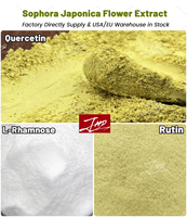 Usine En Gros Sophora Japonica Extrait Rhamnose Monohydrate 6155-35-7 Alpha-L-Rhamnose Poudre