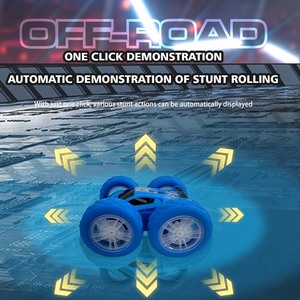 Coche de Acrobacias de Doble Cara 2.4G <span class=keywords><strong>para</strong></span> Niños, Brazo Oscilante, Interacción Padres-Hijos, Material de Resina, 4 Ruedas, Uso en Interiores - Product Image 5