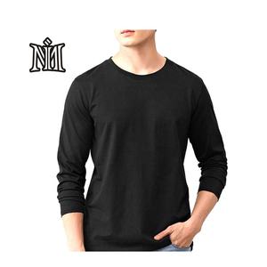 เสื้อยืดแฟชั่นสีดำเสื้อยืดผ้าคอตตอนสวมใส่สบาย - Product Image 3