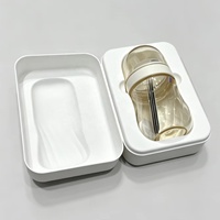 Boîte en pâte à papier de luxe personnalisée, moulée à froid, haute densité, écologique, 2 mm, pour l'emballage de produits de beauté, de supermarchés et d'expositions