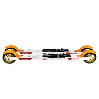 Patins à roulettes de ski de fond en fibre de carbone Ski Brother pour débutants adultes - Ski sur terre sèche