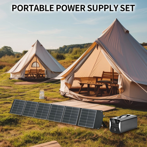 Panneaux solaires en silicium monocristallin et polycristallin 200W, efficacité 23%, chargeur portable noir, 18 pièces, marque OEM, modèle UC-200 - Product Image 4