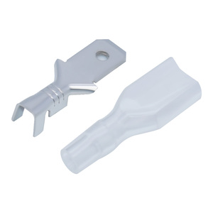 2.8mm 4.8mm 6.3mm crimps mùa xuân WHIT khóa + Vỏ bọc đồng kết nối chèn nữ cắm lạnh-ép khối thiết bị đầu cuối - Product Image 1