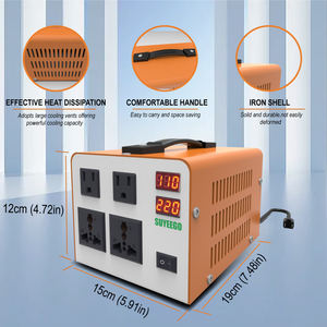 SUYEEGO 500va 1kva 2kva 3kva 5kva 110v 220v電圧コンバーターステップアップおよびダウントランススタビライザーレギュレーター - Product Image 6