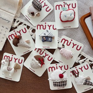 Nouvelle mode pinces à cheveux en dentelle pour enfants dessin animé cheval mignon tissu crème glacée cheveux canard poignées pince pour fille bijoux de décoration pour enfants - Product Image 2