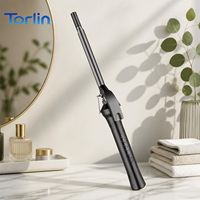 Rizador de Pelo Eléctrico LED PTC Torlin, Calentamiento Rápido, Ajustable, Mini Diadema Delgada, Fácil de Usar, para Salón, Hotel y Hogar, Color Negro
