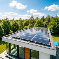Système de montage solaire sur toit en profilés galvanisés à chaud en alliage zinc-aluminium-magnésium haute résistance à la corrosion, garantie 25 ans