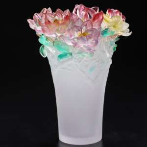 Vaso Cloisonne Magnolia Liuli con smalto vibrante fiore arte museo pezzo <span class=keywords><strong>di</strong></span> qualità collezione palazzo <span class=keywords><strong>di</strong></span> lusso - Product Image 3