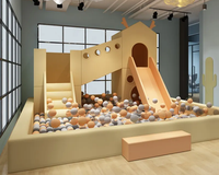 Toboggan souple intérieur personnalisable pour hôtels familiaux Plan de conception 3D pour équipement de terrain de jeu pour enfants