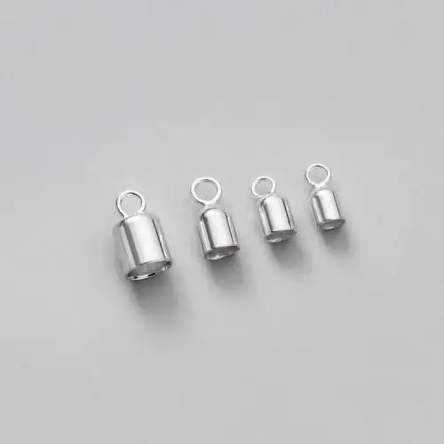 different size 925 sterling silver end caps diy jewelry finding making 1604682