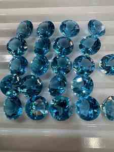 อัญมณีทรงหลวมเจียระไนทรงกลมขนาด8มม. 9มม. 10มม. ธรรมชาติสำหรับทำเครื่องประดับขายส่ง - Product Image 2