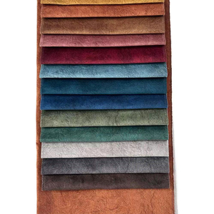 Tissu en velours floqué néerlandais professionnel de haute qualité à bas prix, uni, plusieurs couleurs, imperméable, pour canapés et imprimés - Product Image 4